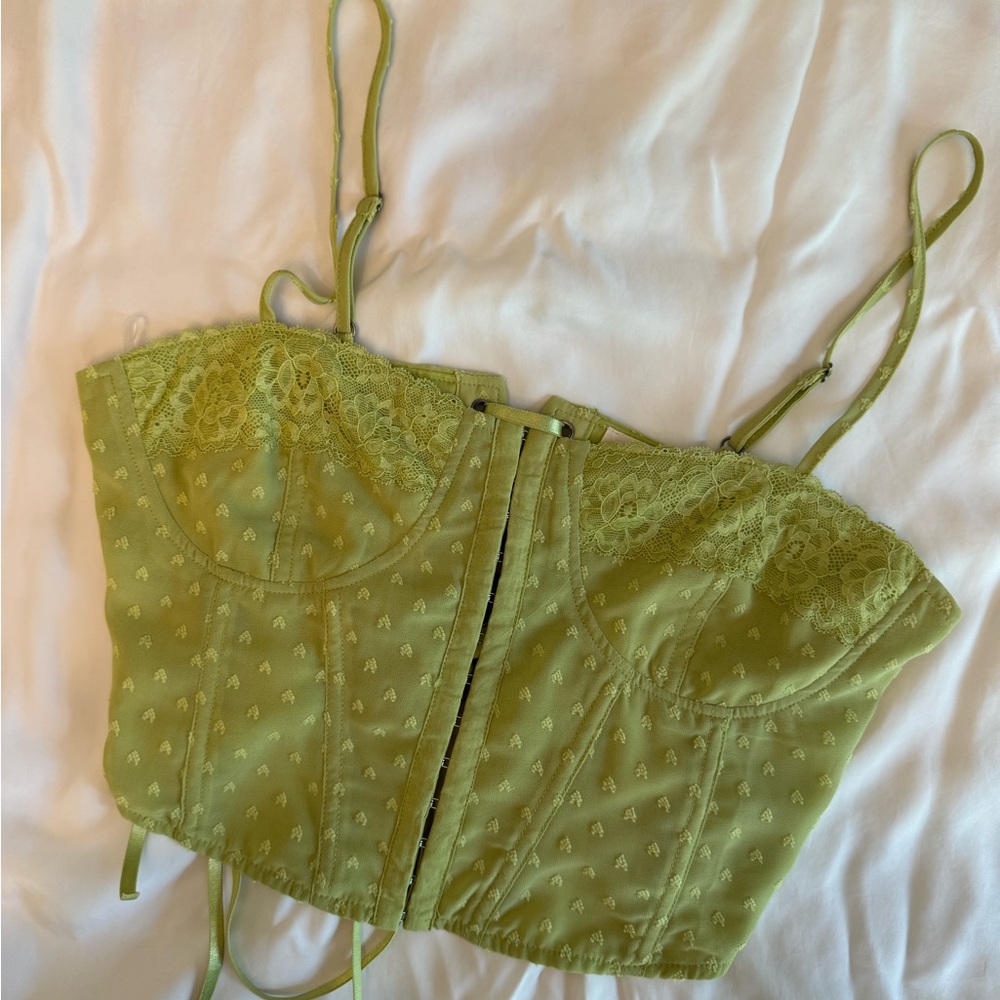 pacsun LA hearts lace corset top